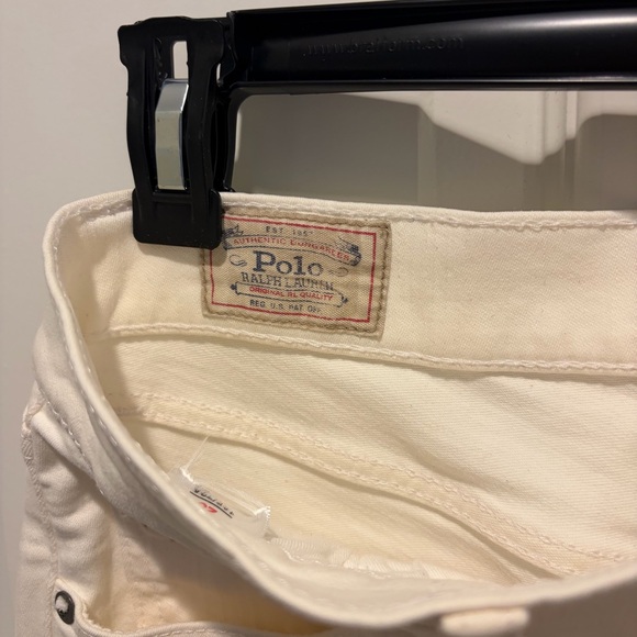 Ralph Lauren Polo Cream High-Rise Skinny Jeans - Picture 3 of 7